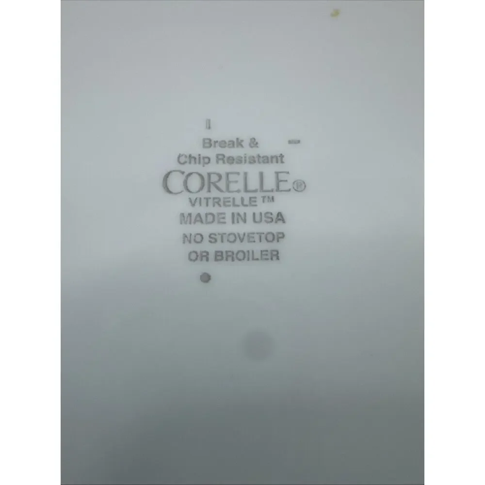 4 Corelle Pewter Luncheon Salad Plates 8.5